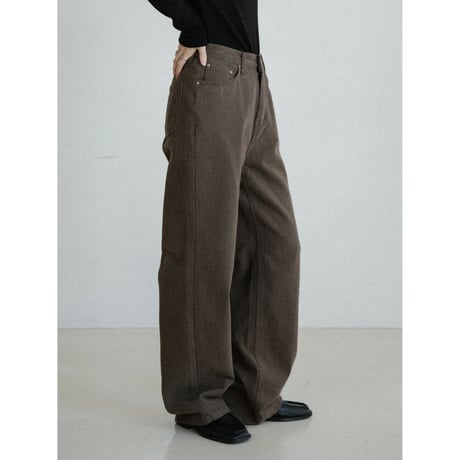 《予約販売》warm cinnamon cotton pants/2colors_np1185
