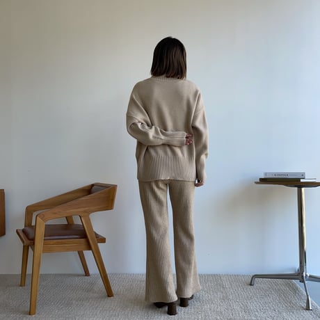 《予約販売》knit daily lib pants/2colors_np0514