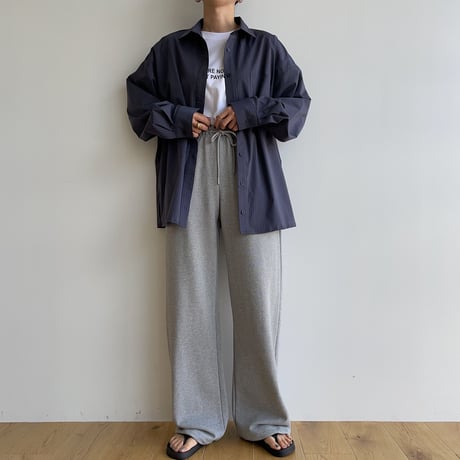 《予約販売》stripe mannish shirt/2colors_nb0127