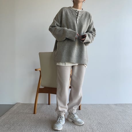 《予約販売》over botan knit/3colors_nt1170