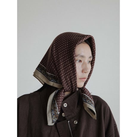 《予約販売》vintage like pattern scarf_na0756