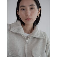 《予約販売》melange knit mannish cardigan/2colors_nt2233