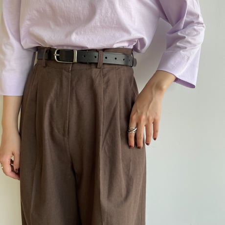 《予約販売》natural linen long pants/2colors_np0585