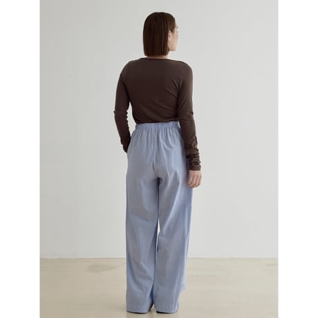 《予約販売》stripe cotton pants/2colors_np1232