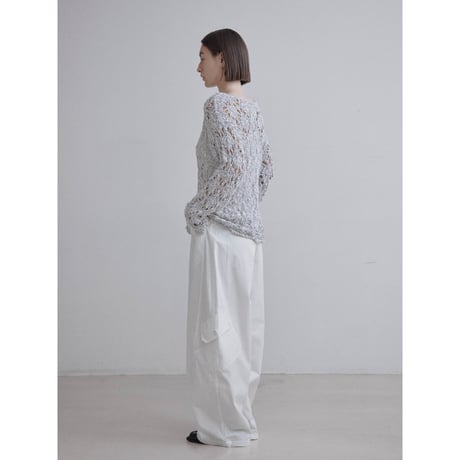 《予約販売》crochet loose knit tops/2colors_nt2519