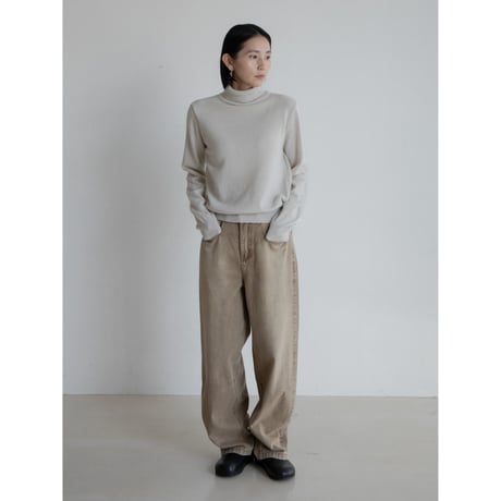 《予約販売》soft color wool knit pullover/2colors_nt2218