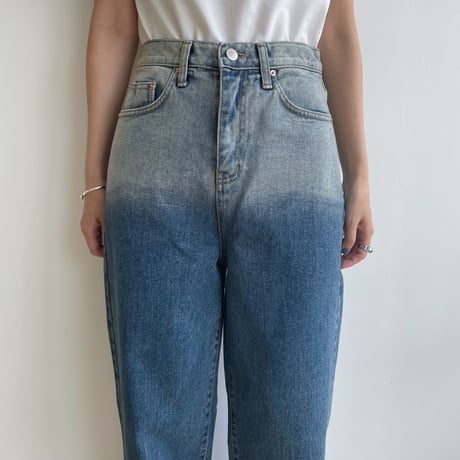 《予約販売》vintage like accent jeans/2colors_nj0083