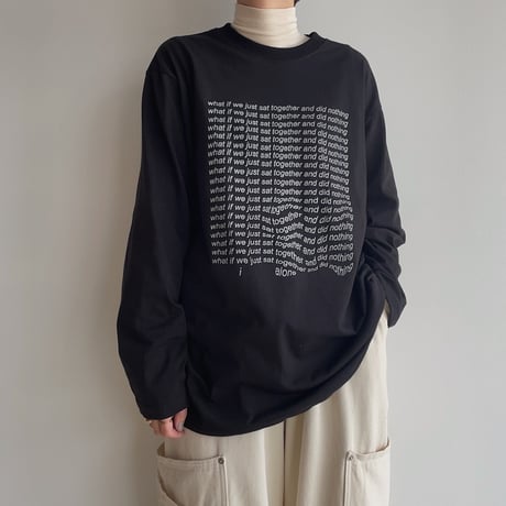 《予約販売》accent lettering tee/3colors_nt1948