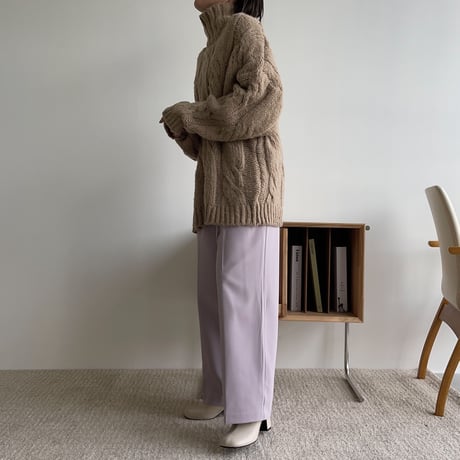 《予約販売》twist cable over knit_nt1224
