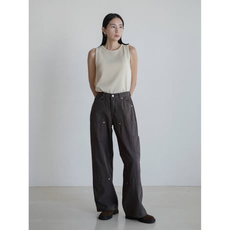 《予約販売》accent material tanktop/2colors_nt2367