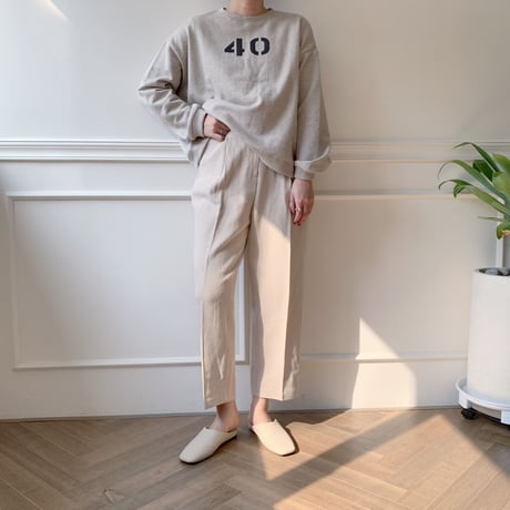 【NOKCHA  original】soft slacks/2colors_np0015
