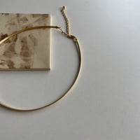 《予約販売》snake round necklace_na0442