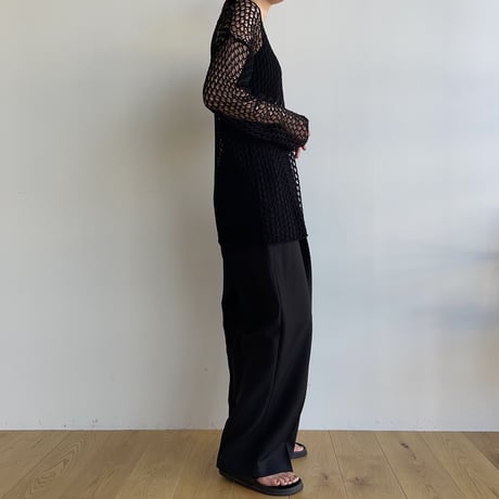 《予約販売》 loose mesh knit tops/2colors_nt1720