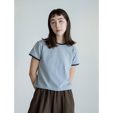《予約販売》accent border daily minimal tee/2colors_nt2578
