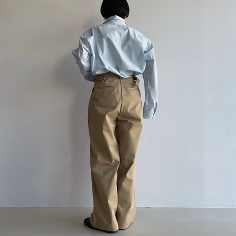 《予約販売》side buckle tuck pants/2colors_np0952