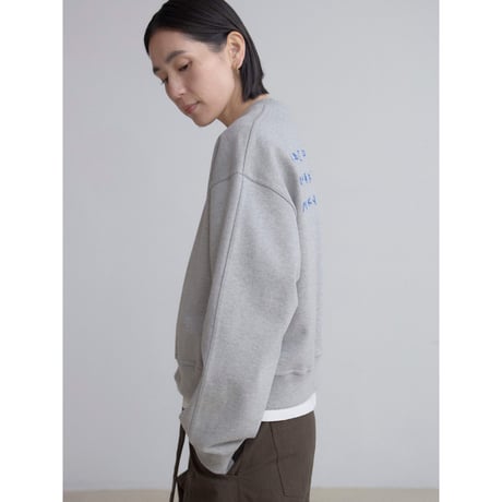 【NOKCHA × MOMO】alphabet sweat pullover/2colors_nt2488