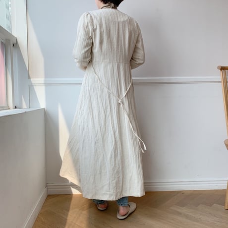 【NOKCHA  original】2way detail long ops/ivory