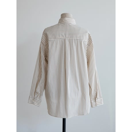 《予約販売》daily stripe shirt/2colors_nb0274