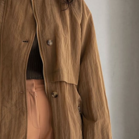 【nokcha original】washer quilting trench coat/beige_no0121