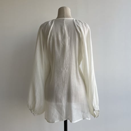 《予約販売》lady sheer blouse/2colors_nb0133