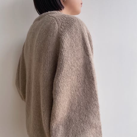 《予約販売》mohair v neck over knit/2colors_nt1855