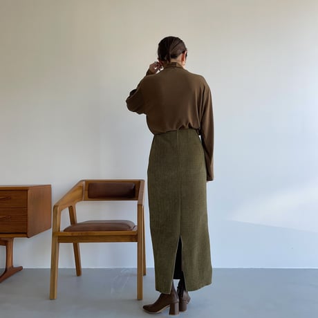 《予約販売》velvet long skirt/2colors_ns0062