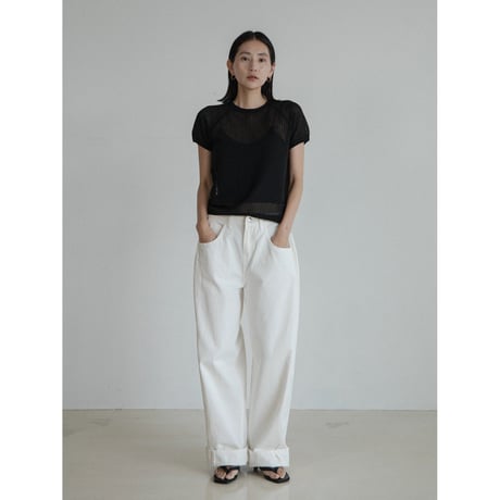 《予約販売》side tuck mannish pants/2colors_np1132