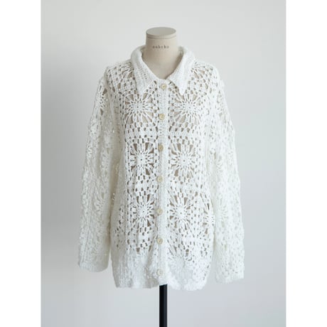 《予約販売》crochet cardigan_no0440