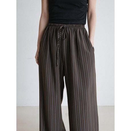 《予約販売》stripe easy rich pants/2colors_np1240