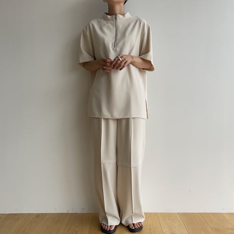 【nokcha original】knee wide pants/2colors_np0826