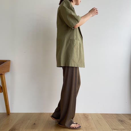 《予約販売》linen ennui jacket/2colors_no0215