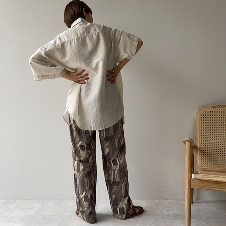 《予約販売》unisex material shirt/3colors_nt0960