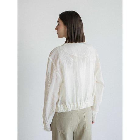 《予約販売》glossy sheer jacket/2colors_no0533
