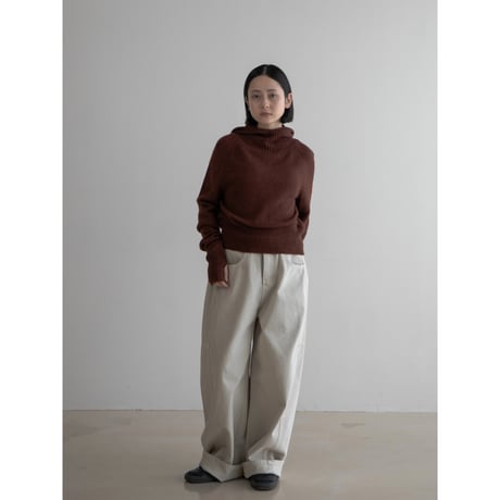 《予約販売》hoodie knit tops/2colors_nt2157