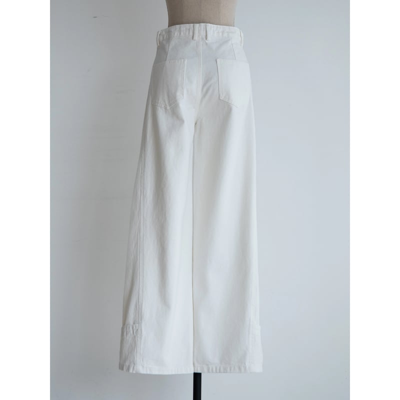 【NOKCHA】warm accent oval pants/ベージュS nokcha original】tuck oval twill pants/ 2colors