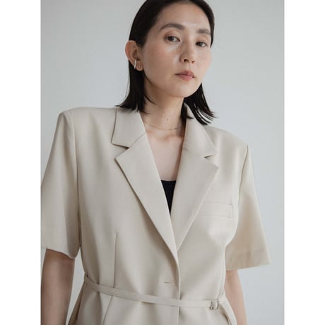 《予約販売》mannish light belt jacket/2colors_no0463