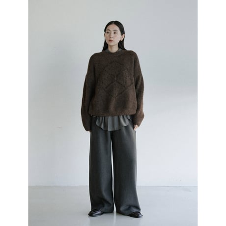 《予約販売》accent mohair knit pullover/2colors_nt2461