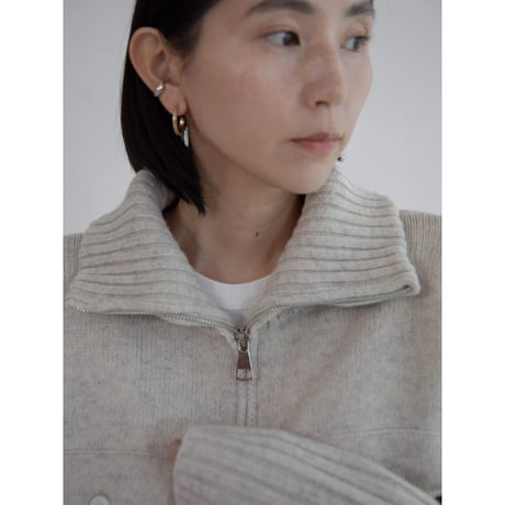 《予約販売》melange knit mannish cardigan/2colors_nt2233