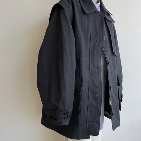 【nokcha original】2way mannish jacket/deep navy_no0278