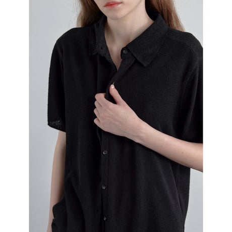 【NOKCHA original】shirt knit tops/2colors_nt2573