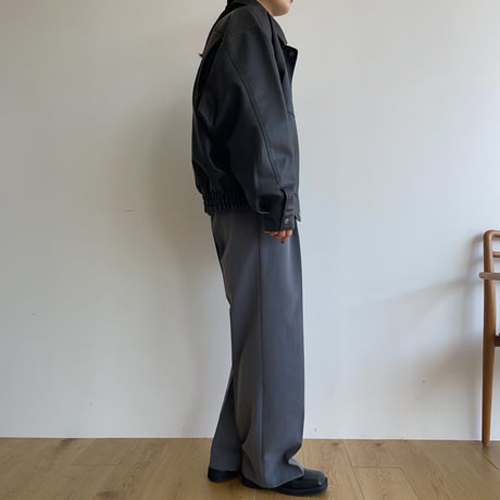 《予約販売》vintage like fake leather jacket/2colors_no0274