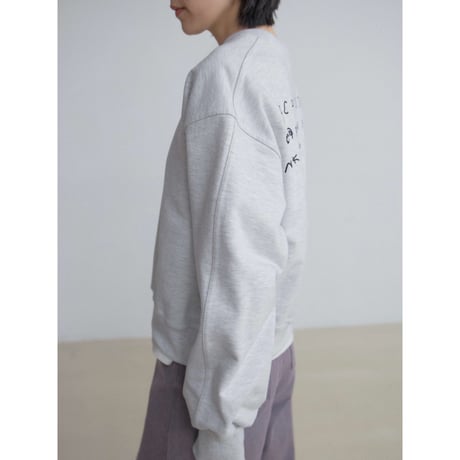 【NOKCHA × MOMO】alphabet sweat pullover/2colors_nt2488