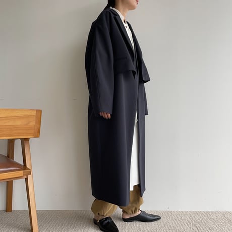 【nokcha original】2set mulch coat/navy_no0231