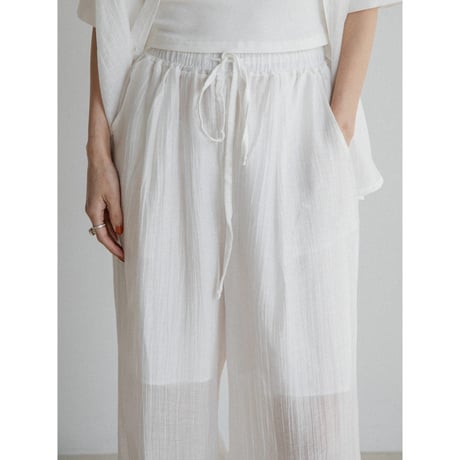 《予約販売》nuance sheer pants/2colors_np1106