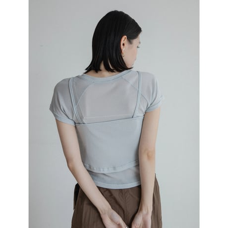 《予約販売》2set sheer accent tee/2colors_nt2315