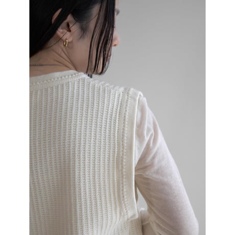 《予約販売》jacquard knit vest/2colors_nt2038