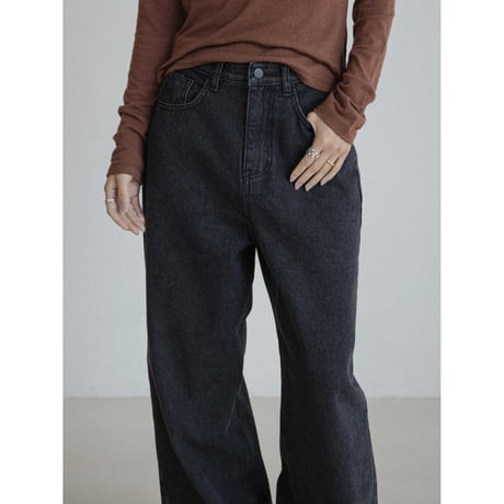 《予約販売》simply black jeans_nj0162