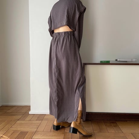 【nokcha original】geometric back open ops/purple_nd0095