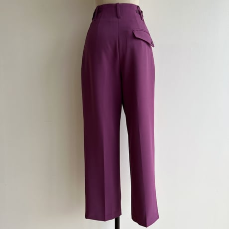 【nokcha original】waist pants/grape_np0596