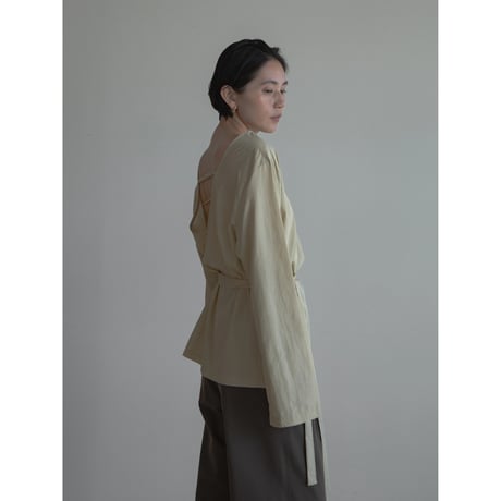 《予約販売》2way back accent blouse/2colors_nb0259